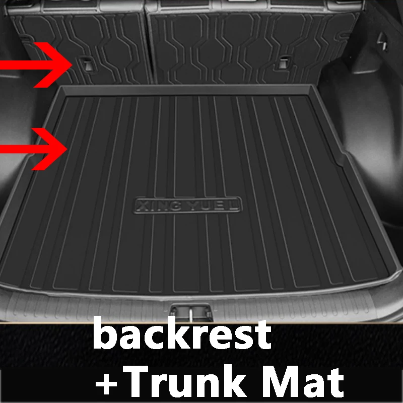 

For Geely Monjaro KX11 Xingyue L 2021 2022 2023 Car TPE Trunk Mat Boot Liner Tray Rear Trunk Cargo Mat Protective Pad Accessorie