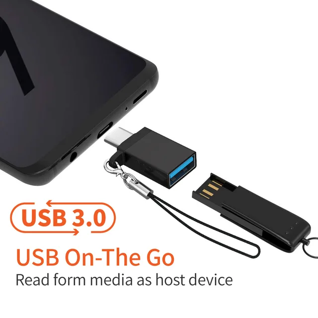 OTG מתאם סוג c כדי USB 3.0 נייד טלפון נתונים כבל ממיר מתאים עבור Huwei Xiomi זכר נקבה מחשבים ניידים| |  -2