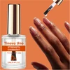 Tinovo Uno Strength Overnight Clear Nail Strengthener Hardener Fast Dry High Shine Finish For Soft Thin Nails Growth Bright Oil 1