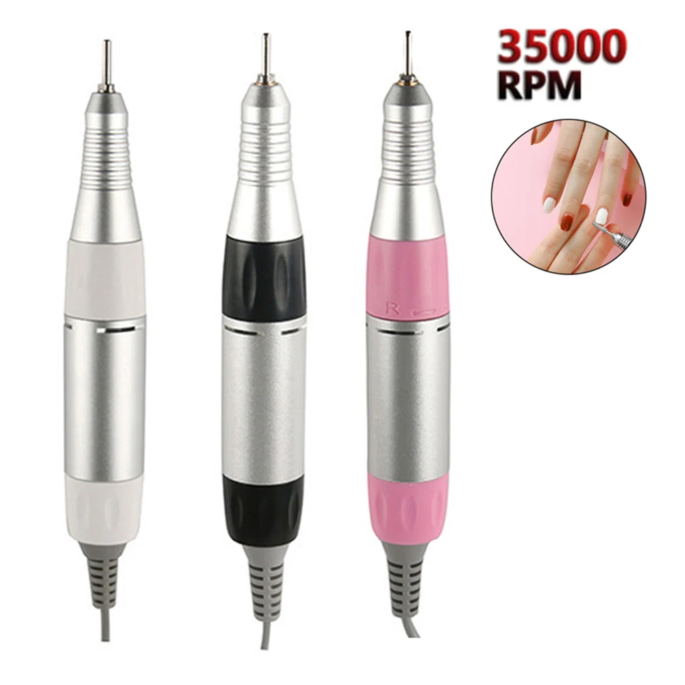 

Electric Nail Drill Machine 35000RPM Stainless Steel 202 Handle Electric Manicure Drill & Accessory Nail Art Tool 3 Color Choice