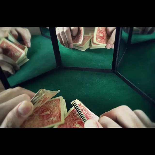 Specchio A 3 Vie Per Magia - Per Trucchi E Illusioni | Accessorio Mago Da Palco - Foto 5