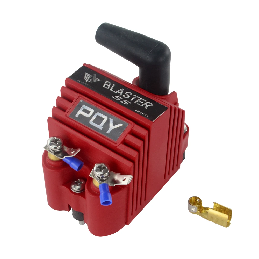 Car Ignition Parts Ignition Coil Igniter Universal Blaster SS 12V Coil High Output External Male E-Core With Accessories