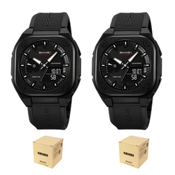 SKMEI Fashion Waterproof Digital Quartz Sports Watch (2x Black)