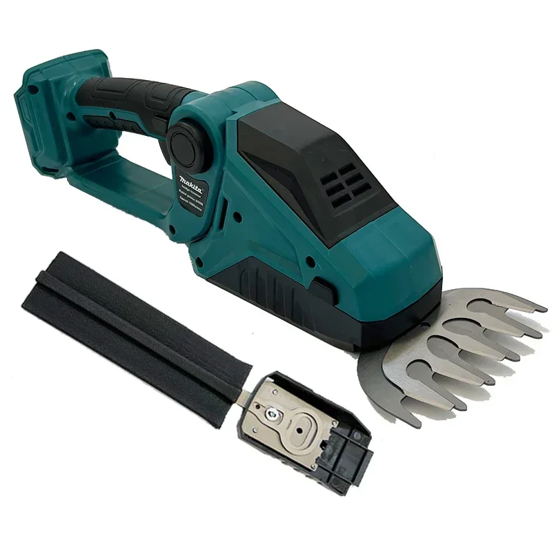 Electric Grass Cordless Hedge Trimmer 2-in-1 Mini Handheld Shears Operated Shrub
