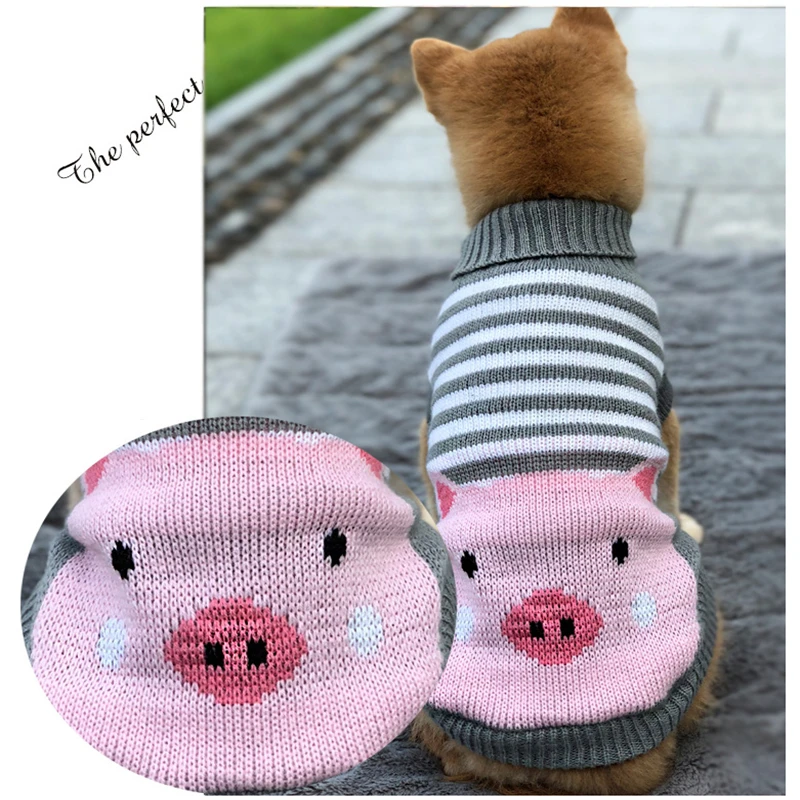 Warm Pet Dog Clothes For Cat Christmas Knitted Sweater Pet Chihuahua Bulldog Clothing For Small Medium Puppy Costume Coat Winter dog clothes pet sweater