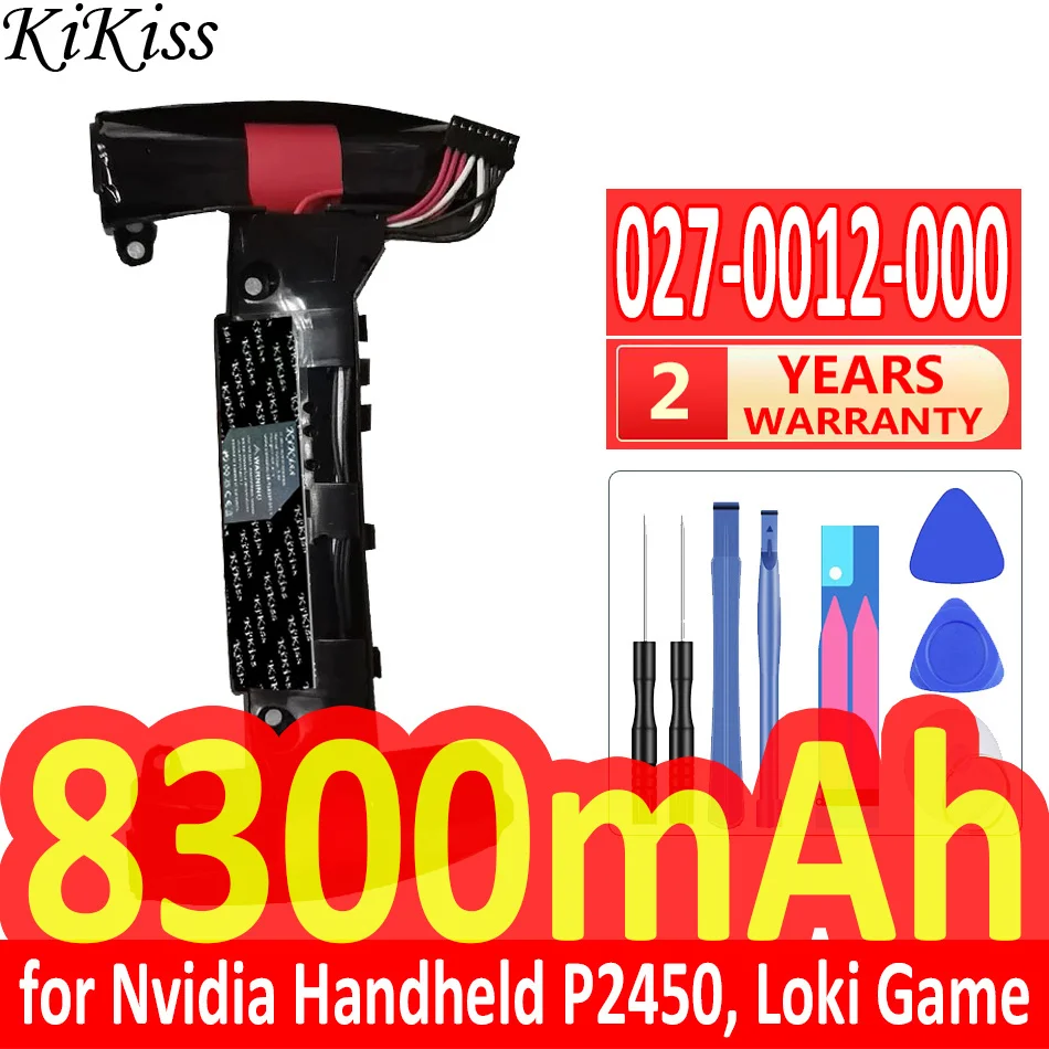 

8300mAh KiKiss Powerful Battery 027-0012-000 for Nvidia Handheld P2450 Loki Game Shield 2 shield2