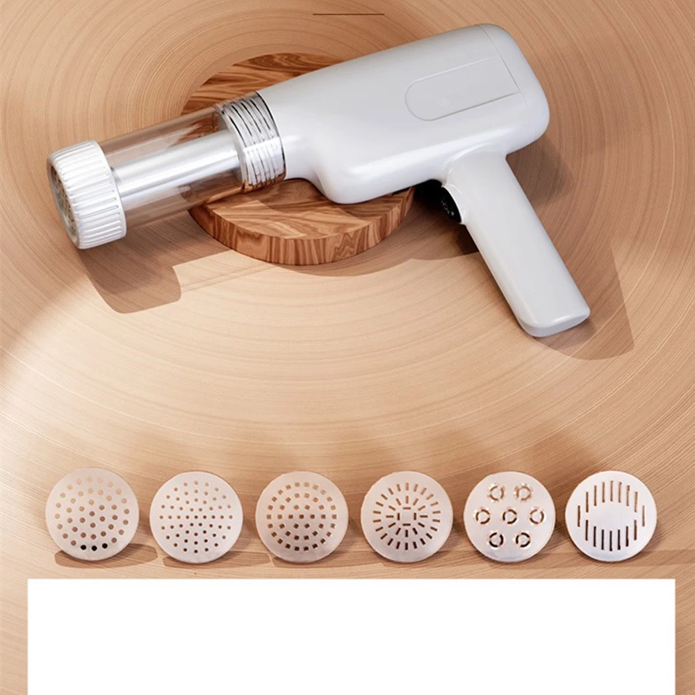 Máquina de Massas Elétrica sem Fio Portátil Noodle Maker Moldes Pasta Machine Usb Recarregável 1800mah Battery Utility Kitchen Gadgets