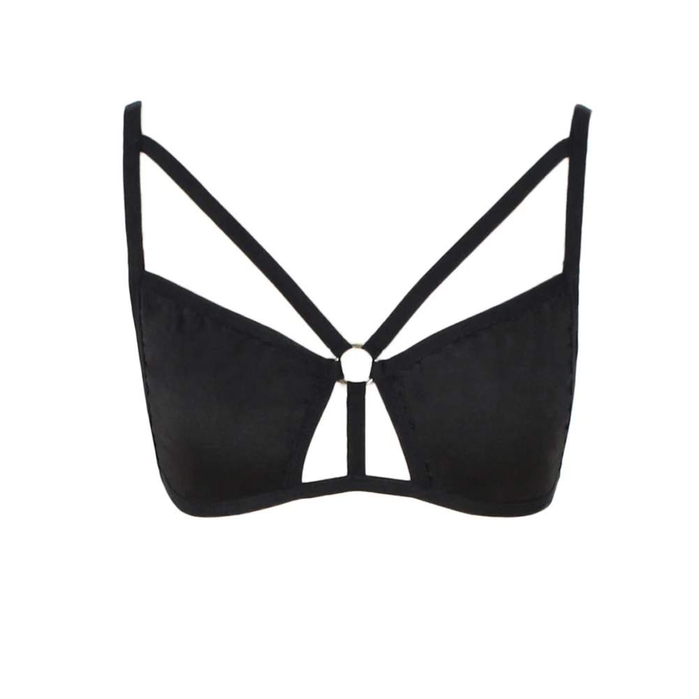 

Women's Bra Fashion Sexy Hollow Out Bra Top Bralet Crop Top Blouse Shirt Comfortable Tank Tops Female Underclothes 2023
