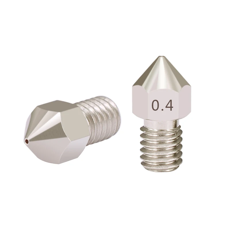 2 Pc High Quality Stainless Steel Nozzle 1.75/3mm Consumables Nozzle Extruder For 3D Printer Accessories