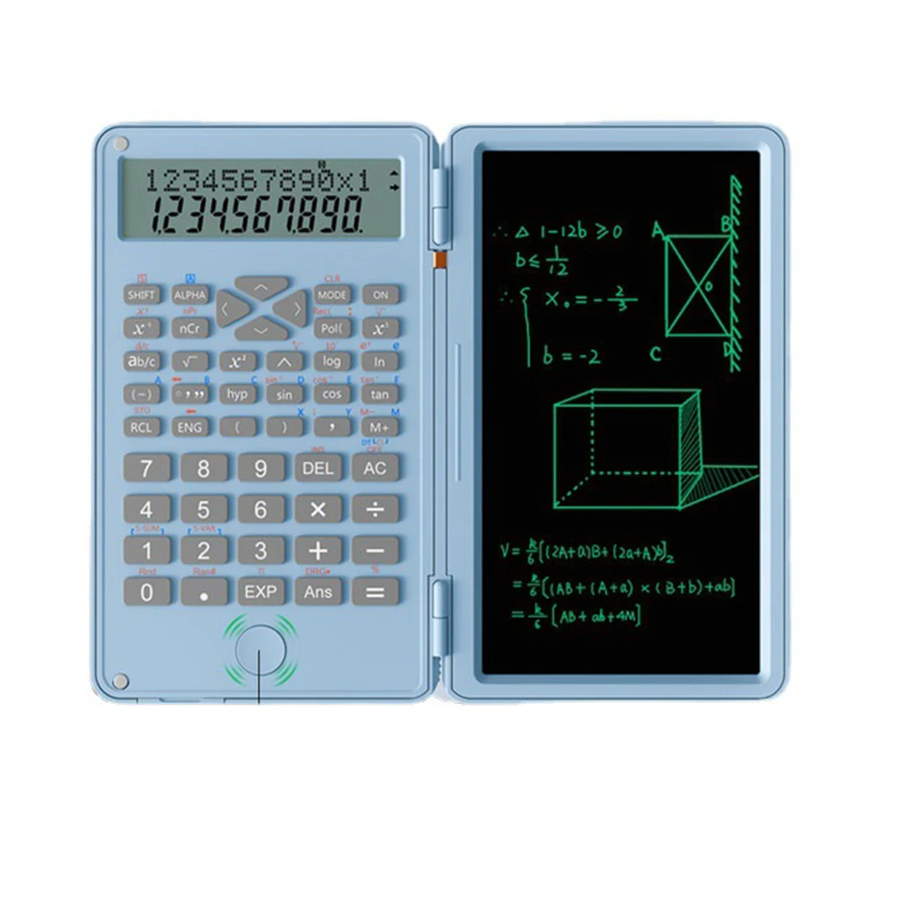 12 Digits Calculator 6 Inch Digital Graphic Tablet LCD Writing Pad with  Stylus Portable Calculators with Notepad Display Deskt