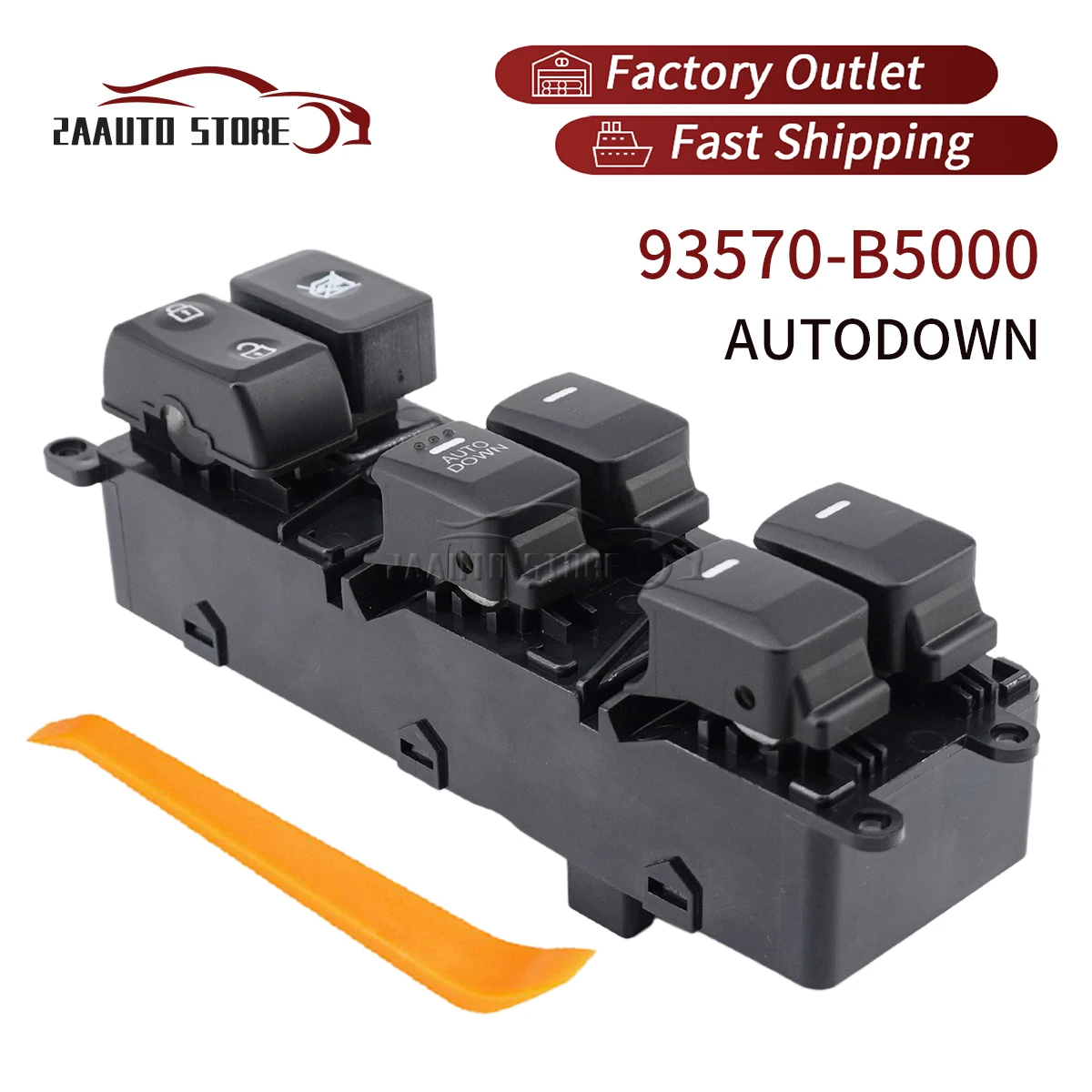 Per 2014-2018 Kia Forte Cerato K3 Muslimauto Power Window Switch Control Ricambi Auto Regolatore 18Pin 93570 B5000