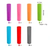 5pcs/set Silicone Chewable Pencil Topper Crystal Silicone Teether Pencil Cover Tube Teething Sensory Toy for Kids Boys Girls 6