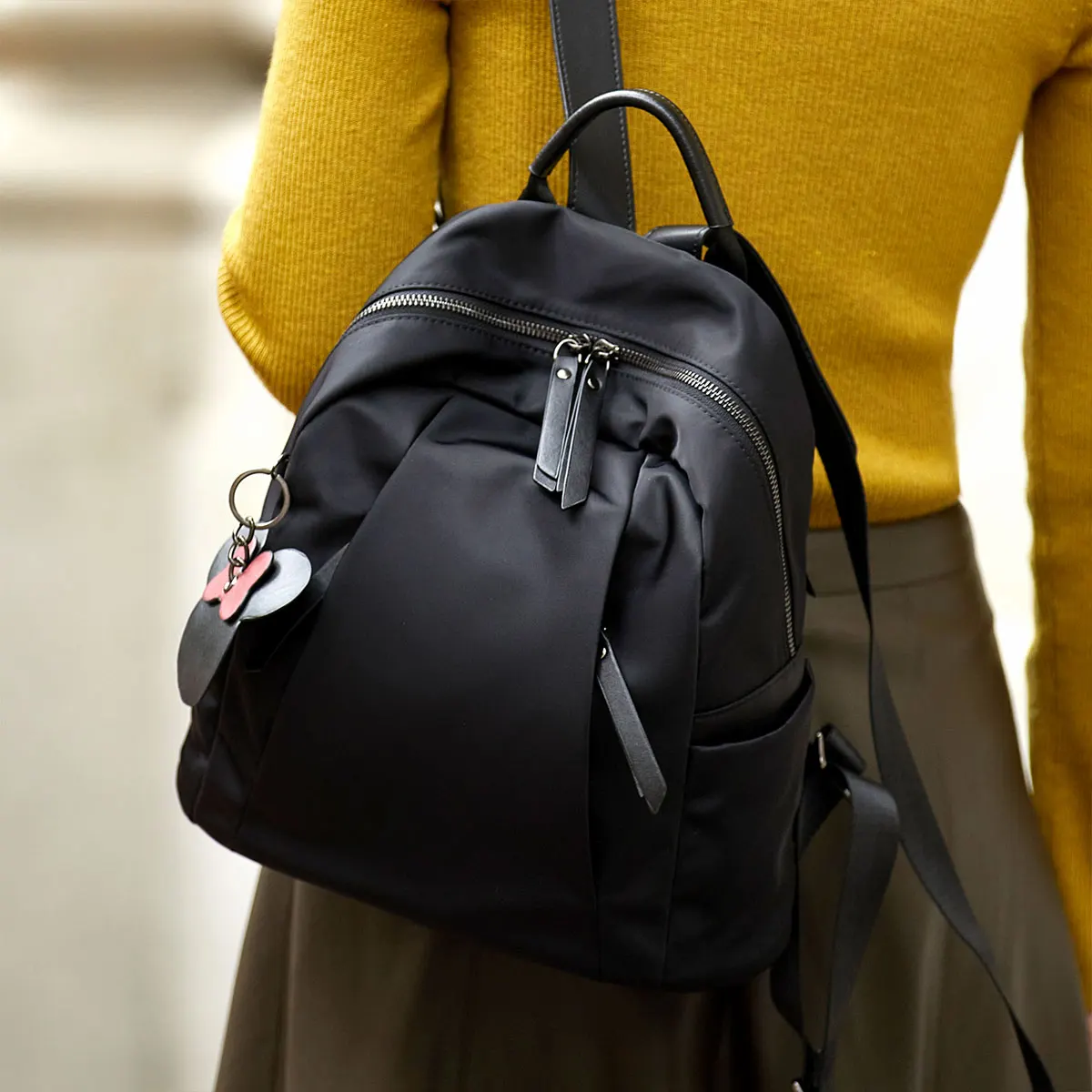 

ZOOLER New Women Waterproof Backpack Large Multifunction Backpacks For Girls Big Bookbag Soft Large Oxford Travel Bag #LT335