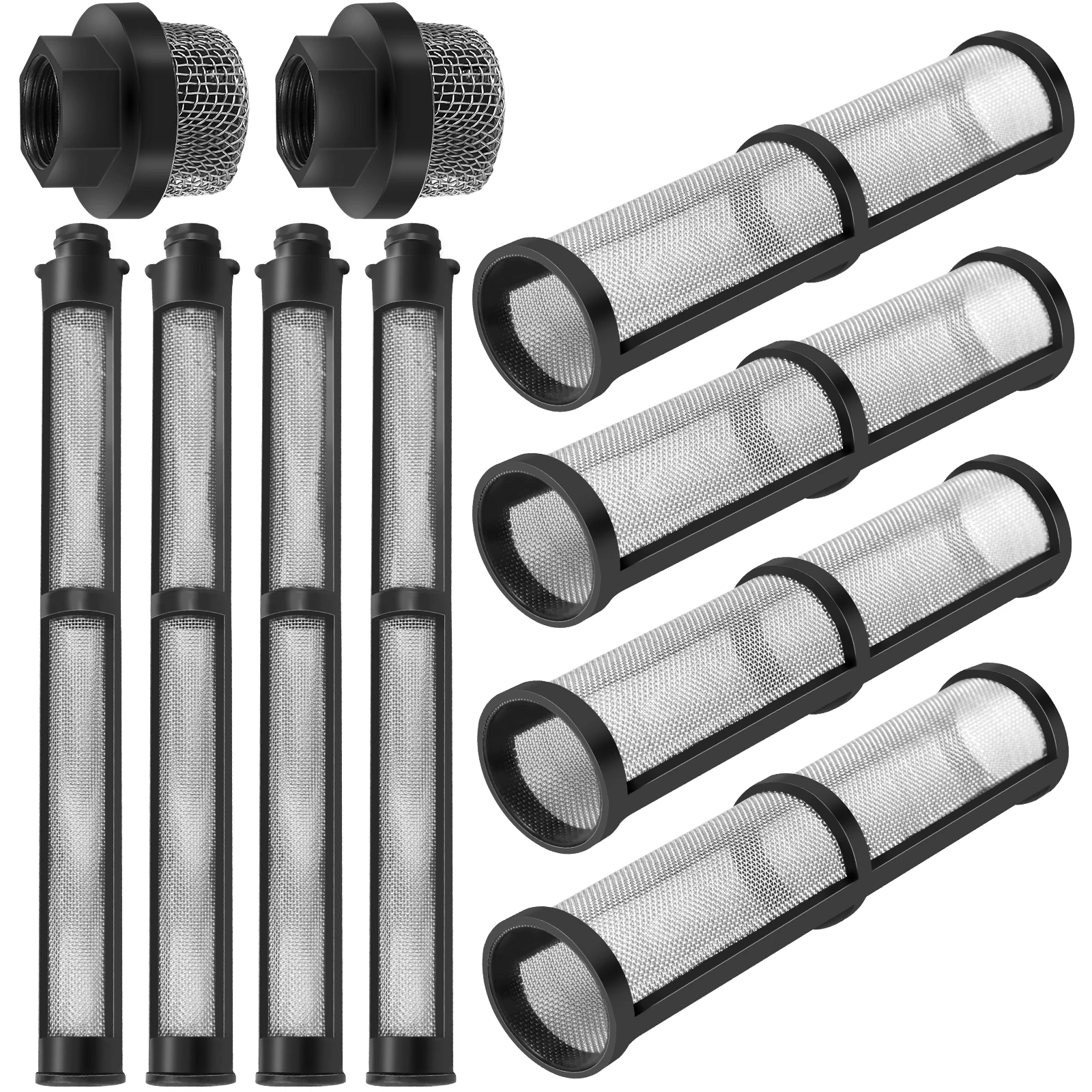 

Airless Spray Filter Kit Compatible with 390 395 490 Heat-Resistant Suction Pipe Filter Strainer Set 60 Mesh Premium Airless