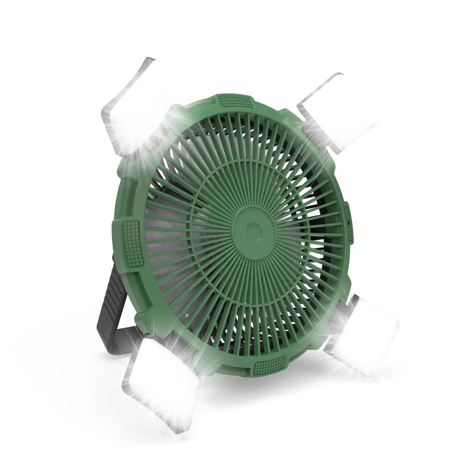 

Camping Fan with LED Lantern Ceiling Fan with Lights for Study Dining Room