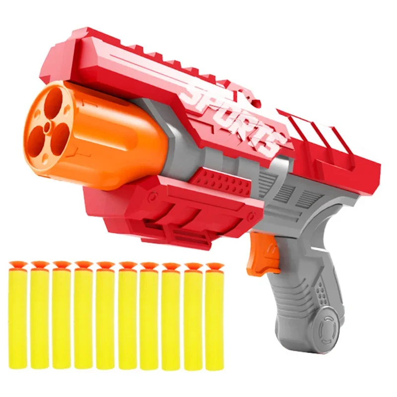 280 Teile EVA-Schaumstoffmunition – Für Spielzeug-Softgun | Wiederverwendbare Dart-Kugeln & Hülsen | Sicher & Leicht