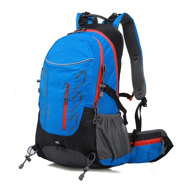 Bolsa de Montañismo al aire libre de 40L, mochila deportiva impermeable,  mochila de viaje ligera, bolsa de senderismo, mochila de Trekking para  hombres - AliExpress