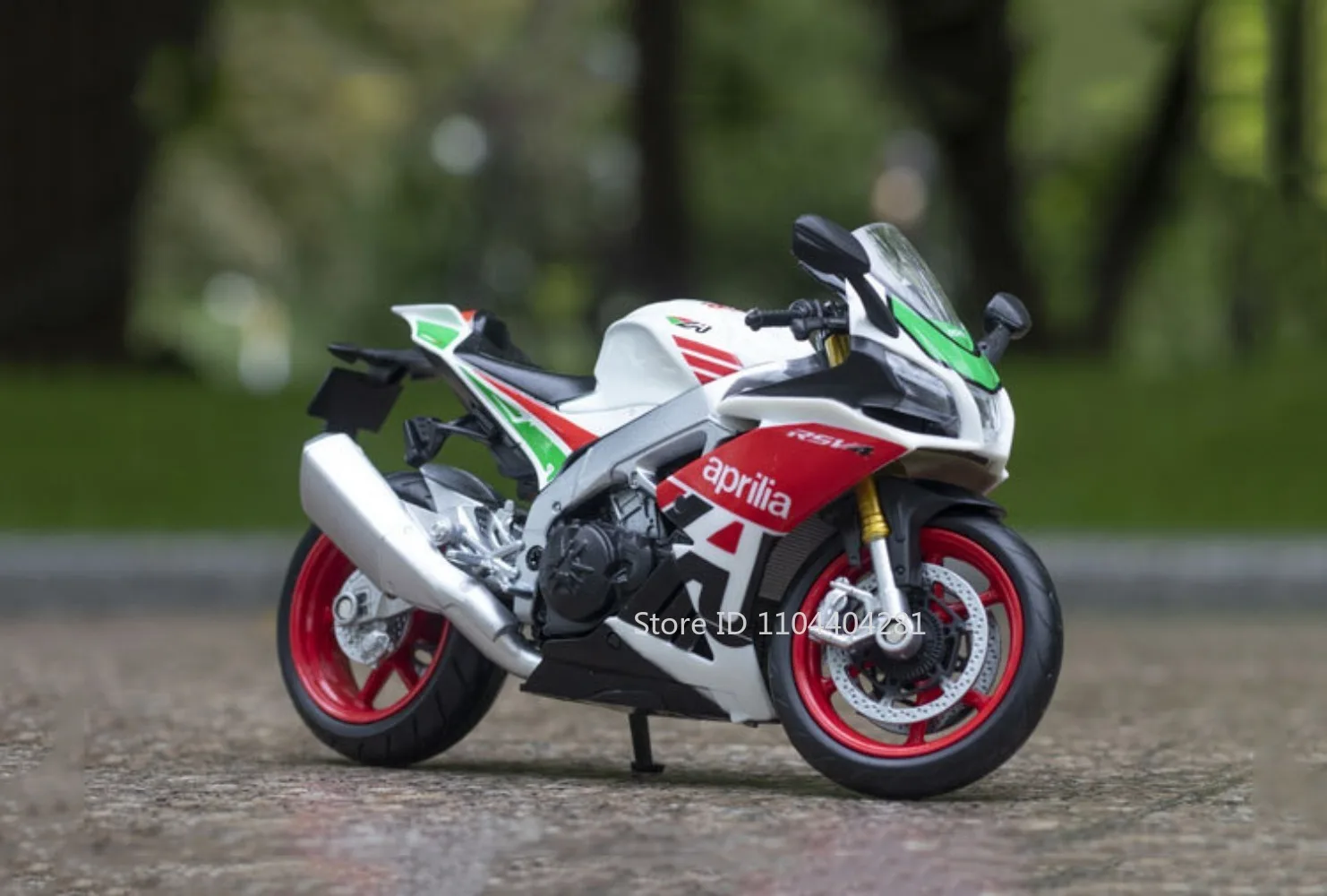 1:12 Aprilia RSV4 Suzuki GSX R1000R Legierung Motorrad Modell Diecast Auto Spielzeug Vorderrad Lenkung Miniatur Autos Sammeln Ornamente – Detail 9