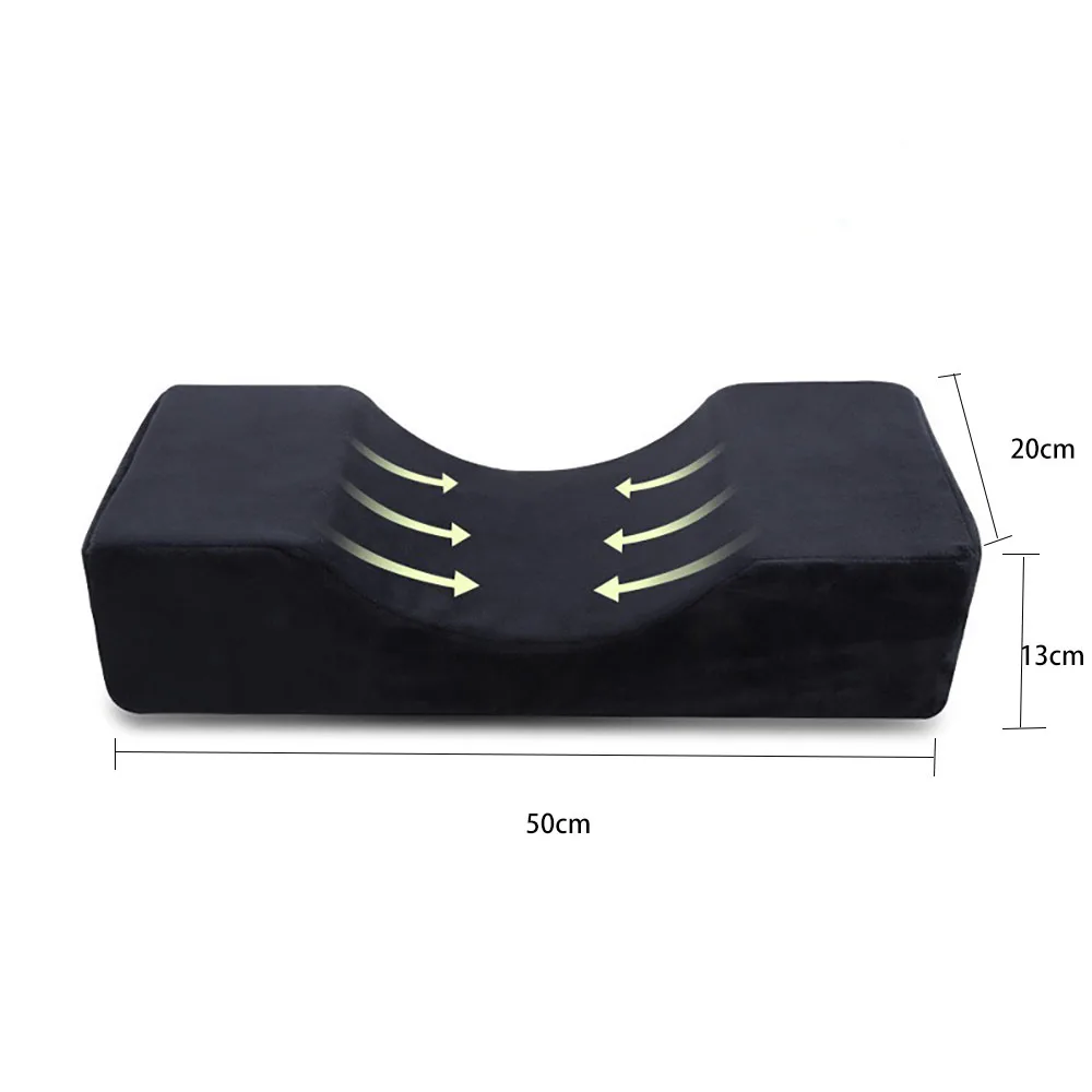 Lash Pillow Neck Support Eyelash Soft Pillow Grafting Eyelashes Memory Foam Eyelash Extension Pillow With Pocket Makeup Salon 5