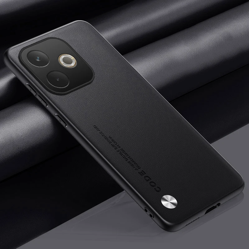 Deluxe PU Leather Shockproof Matte Silicone Phone Case - Full Protection, Luxurious Design
