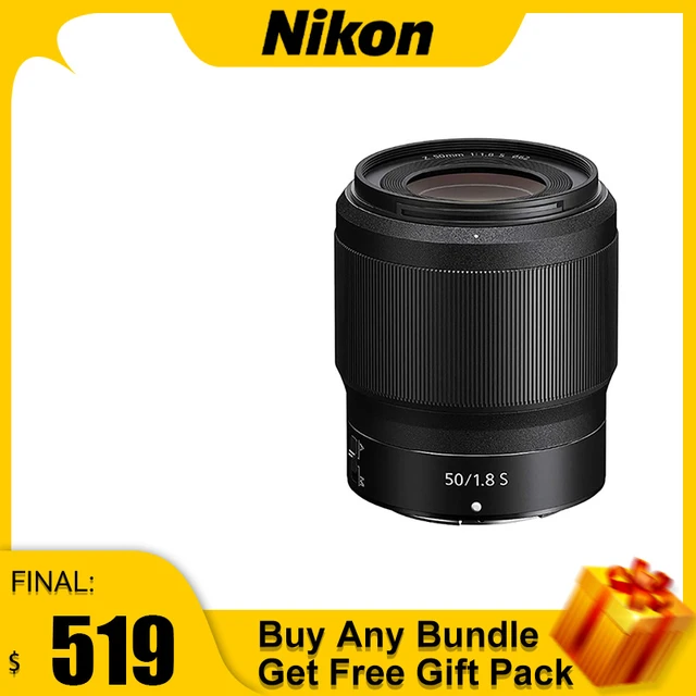 Nikon Z 50mm F1.8s Full Frame Standard Large Aperture Fixed Focus