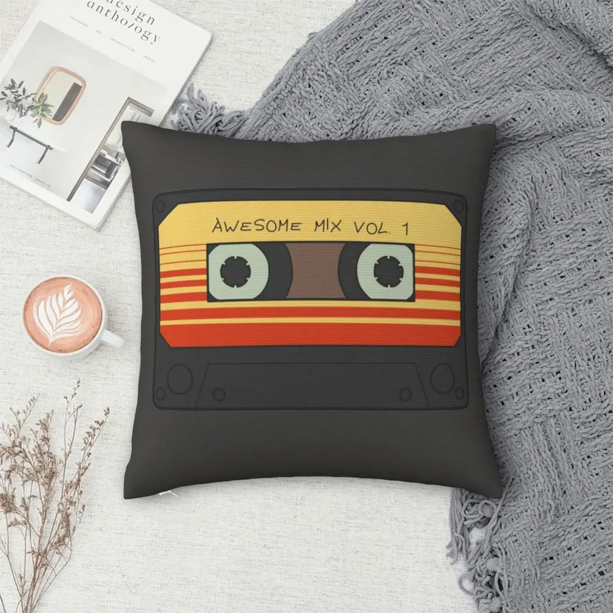 

Awesome Mix Vol.1 Pillowcase Polyester Pillows Cover Cushion Comfort Throw Pillow Sofa Decorative Cushions Used for Home Bedroom