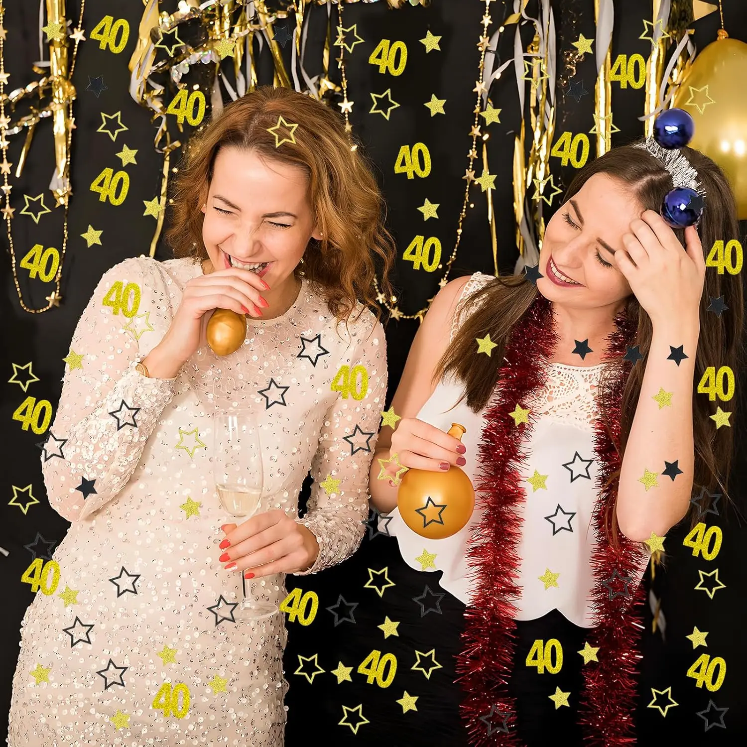 Goldenes Konfetti Zum 21. Geburtstag – 100 Stück, Metallic Glitzernd – Für Partys & Deko