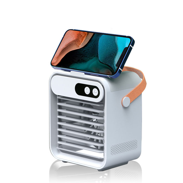 Cooler Fan Mini Desktop Air Conditioner USB Personal Portable Air Cooler Home Outdoor Portable  Cooling Fans