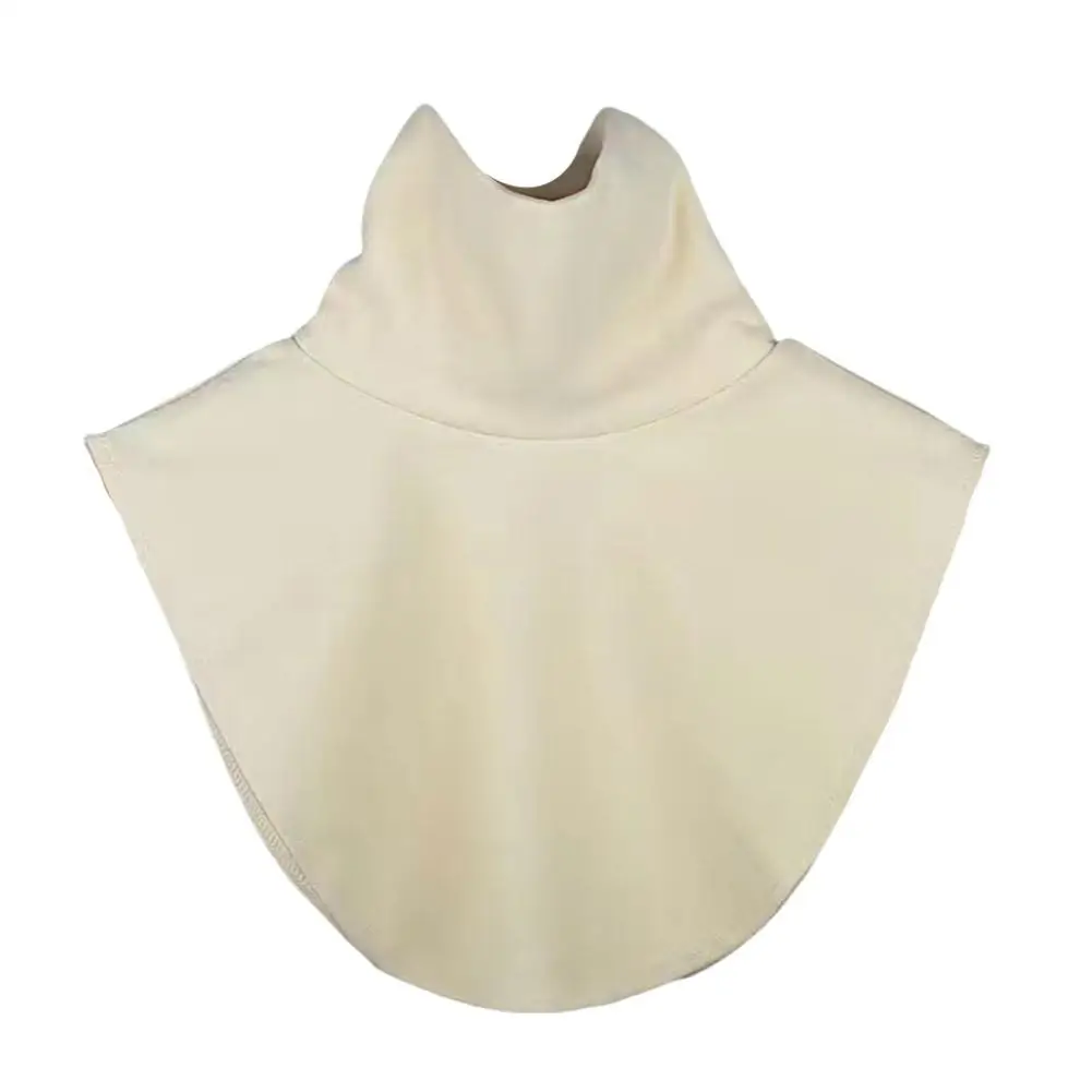 Weicher, elastischer, abnehmbarer Modalkragen, quadratisch, falsche Kragen, einfarbig, Rollkragenpullover, hoher Innenhals, für Damen, Schal – Detail 4