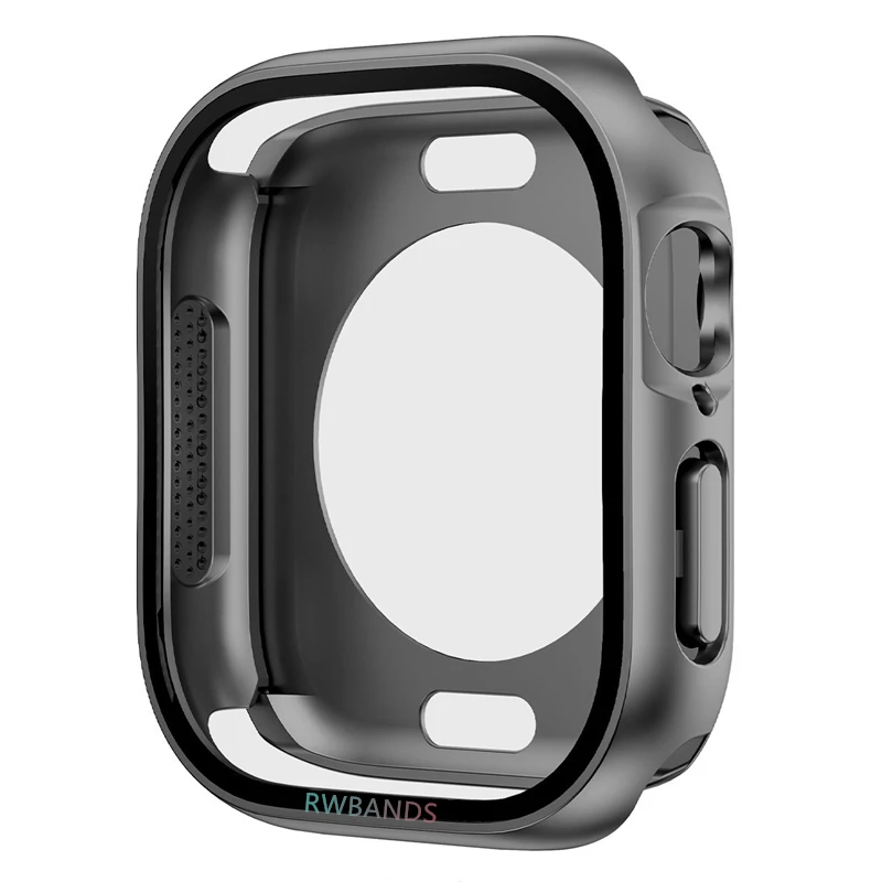 Premium Screen Protector Cover with Hard PC Front & Rear Bumper for Apple Watch Accessories