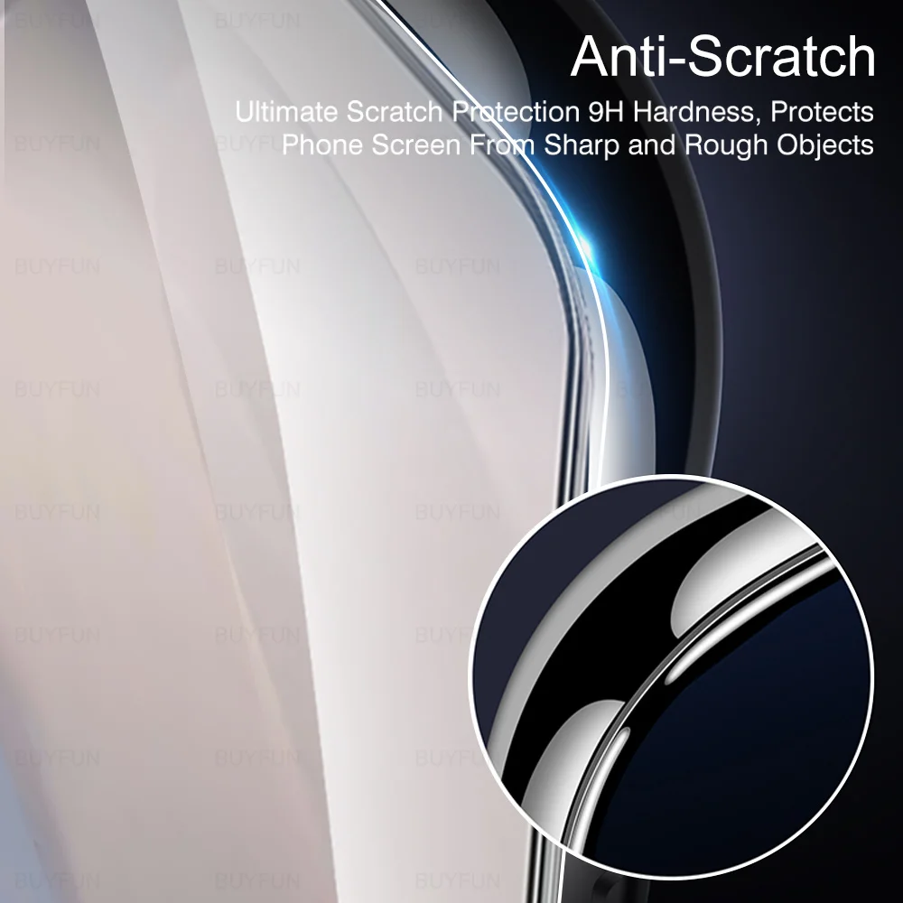 4-Pack Full Cover Tempered Glass Armor Phone Screen Protector