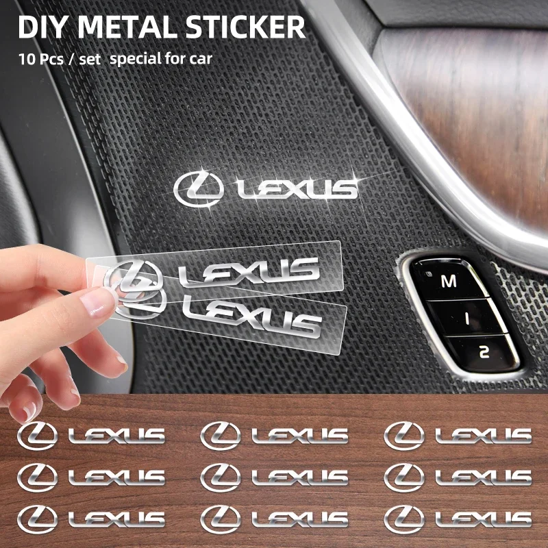 Weathertech Lexus Sticker 2/5/10pcs Metal emblem Auto Decor Decals Car Window Wiper Stickers For ...
