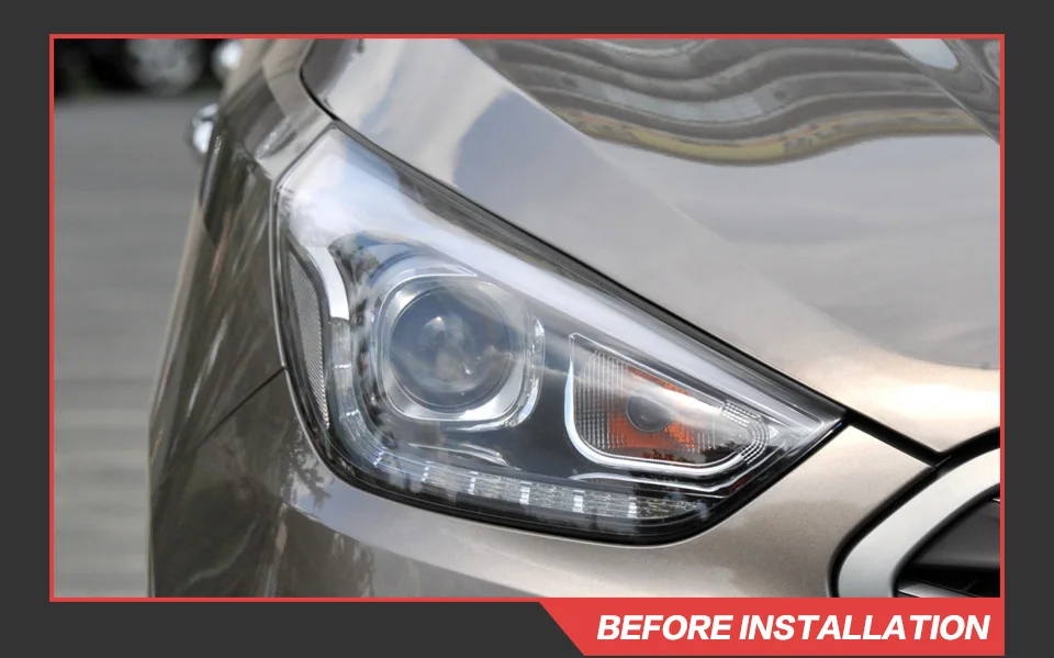 AKD Car Styling Head Lamp for Hyundai IX35 Headlights 2010-2016 New Tucson LED Headlight DRL Hid Bi Xenon Auto Accessories