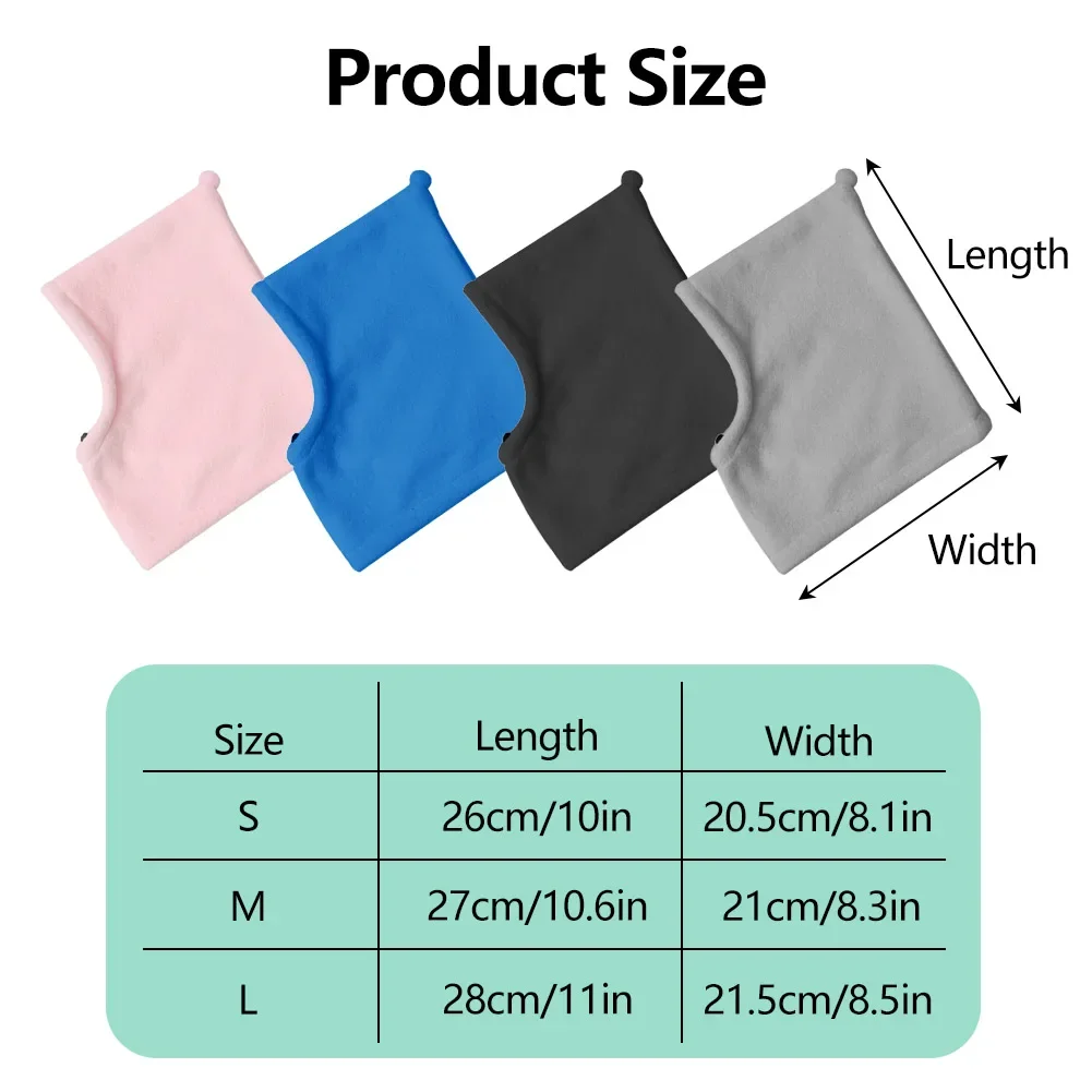 Funny Polar Fleece Pet Hat Soft Warm For Labrador Golden Retriever Large Medium Dogs Cats Winter Outdoor Christmas Pet Accessory