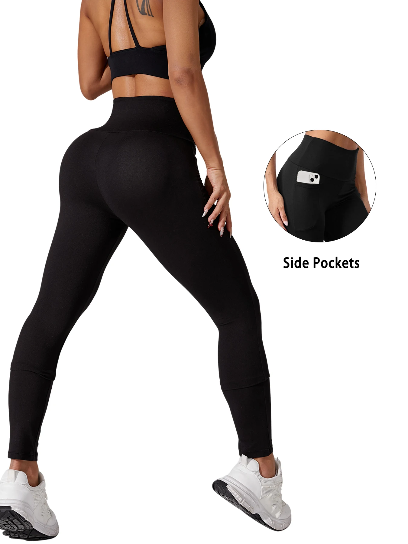 Women's Super Soft Leggings with Pockets, High Waisted Tummy Control for Yoga Workout and Casual Lounge Wear Comfort Sebee17e3eced46478ede9cf15244b1166