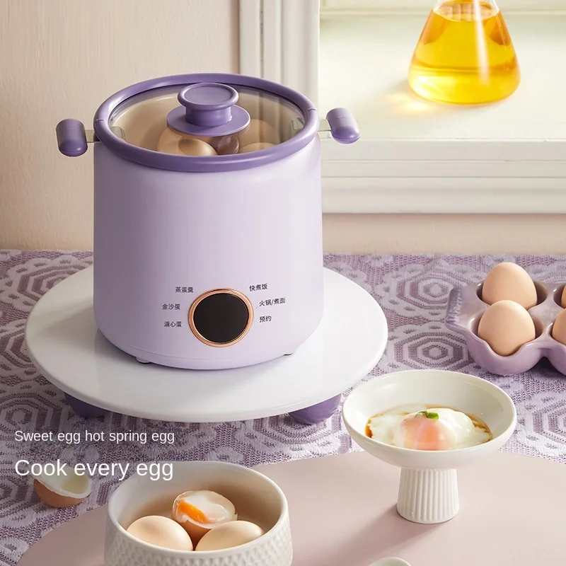 220V 700ML Electric Rice Cooker Egg Boiler Automatic Electric Egg Cooker DIY Breakfast Maker Multi Cooker
