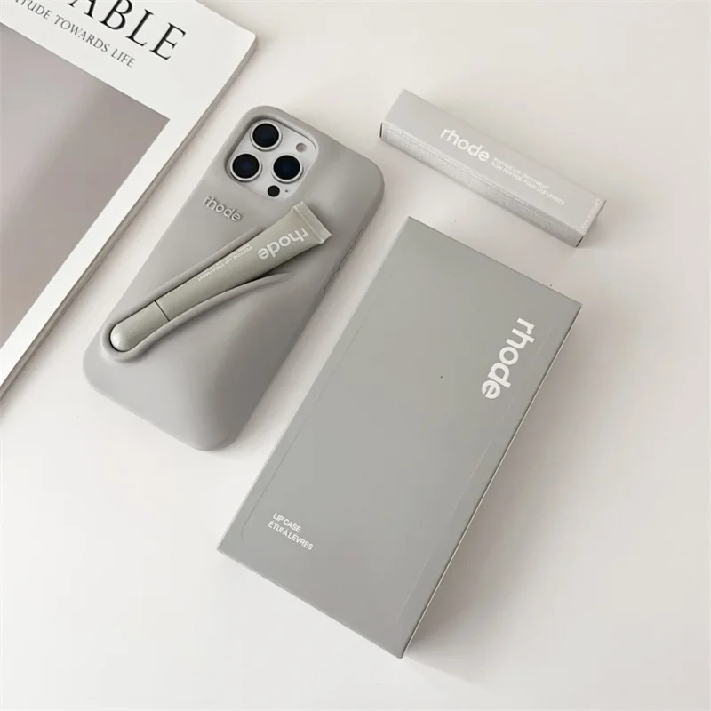 新商品 Rhode Iphone 17 グレー Rhode風✨iPhone 17 Proケース・グレー