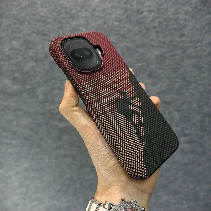Stylish and Simple Carbon Fiber Ultra-thin Anti-drop Phone Case