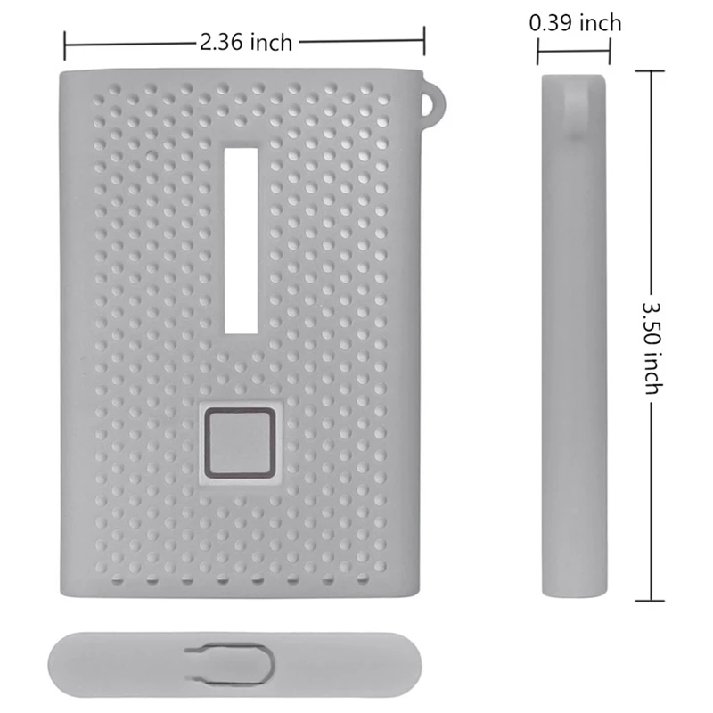 HFES szilikon Protegál Reve fedezze utazási fedezze számára samsung T7 Ruhásszekrény Maroktelefon SSD