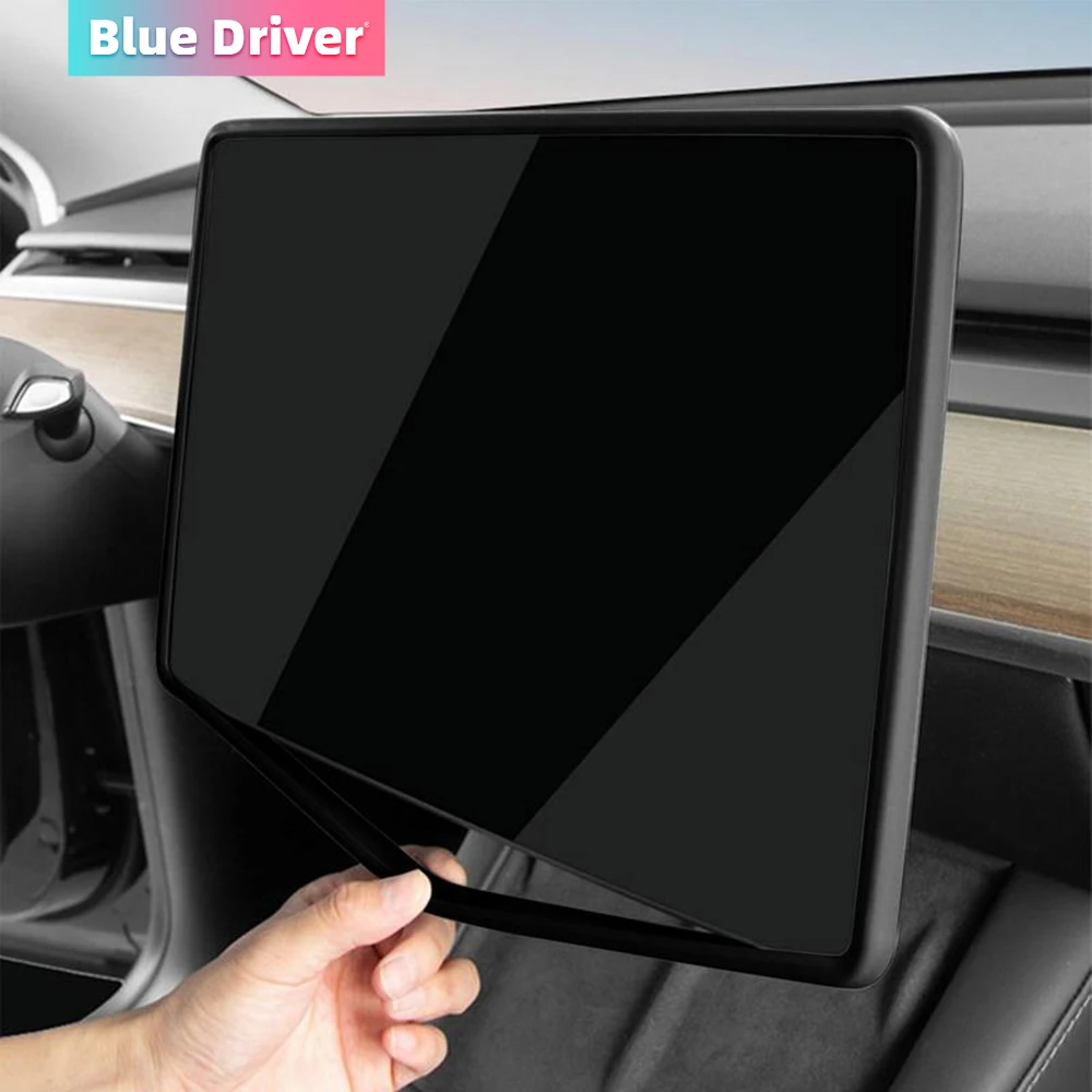 

For Tesla Model 3 Y Silicone Protective Trim Cover Central Control Navigation Screen Protector Frame Automotive Accessories