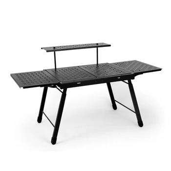 캠핑 테이블, 메쉬 데스크탑 IGT 테이블 화로, 알루미늄 합금 휴대용 테이블, 캠핑 피크닉 비치 바비큐 직송