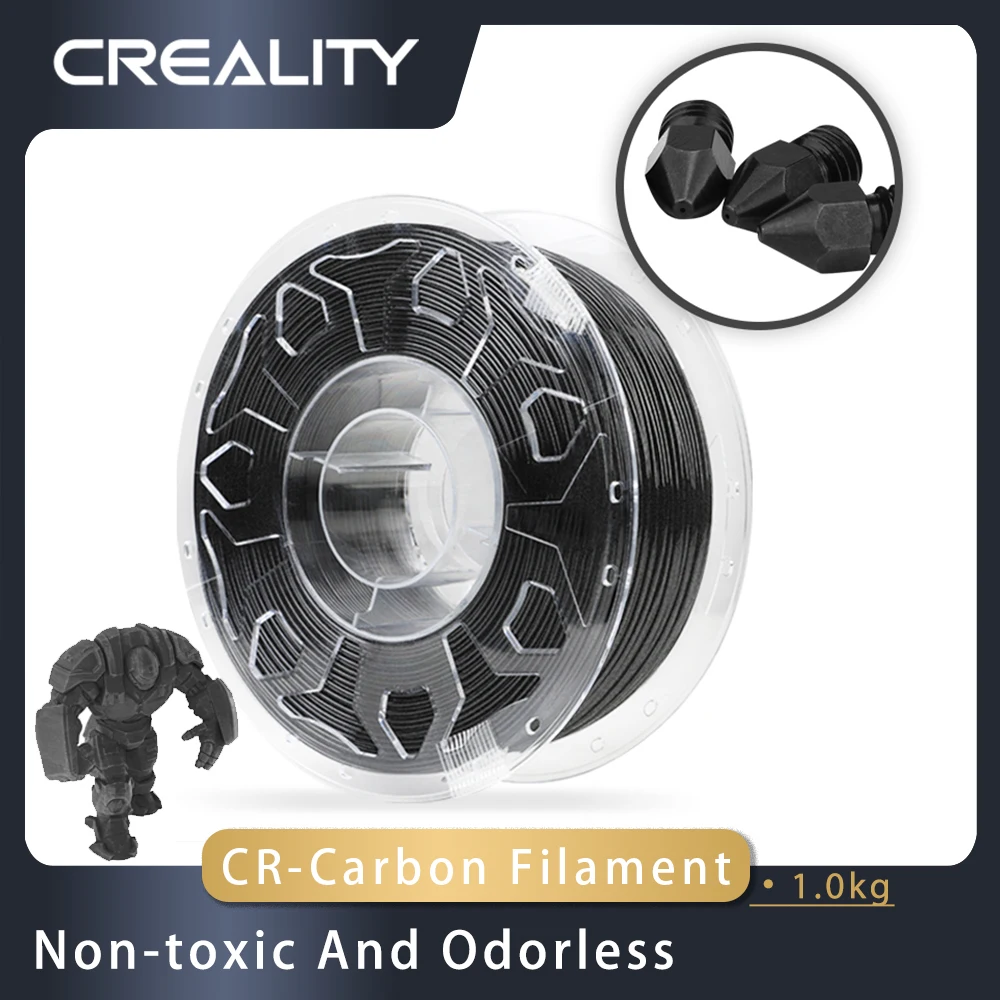Creality Crcarbon Filament 1.0kg 1.75mm High Hardness Pla Filament For