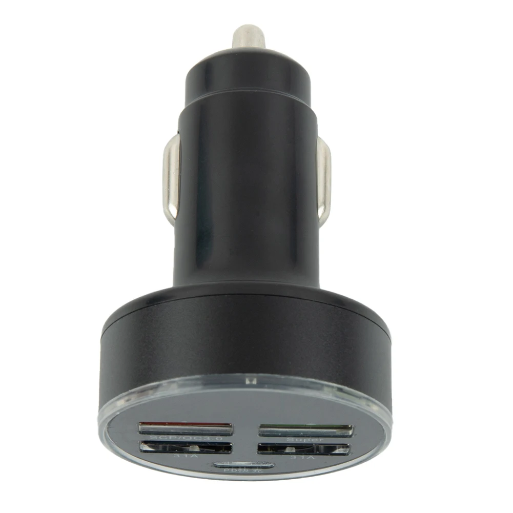 

1xCar Charger Socket-Adapter 150W High-performance Interior Fast Auto Charger 4 USB Port + Type C Universal Socket-Adapter