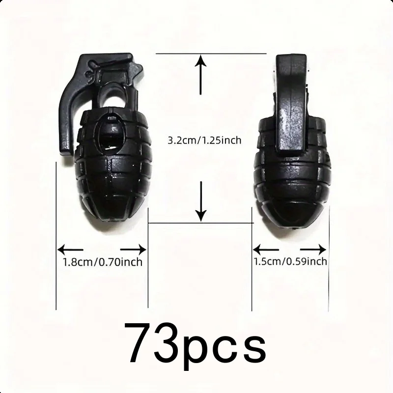 73개 경량 조절식 그레네이드 잠금장치, 산악화용 미끄럼 방지 내구성