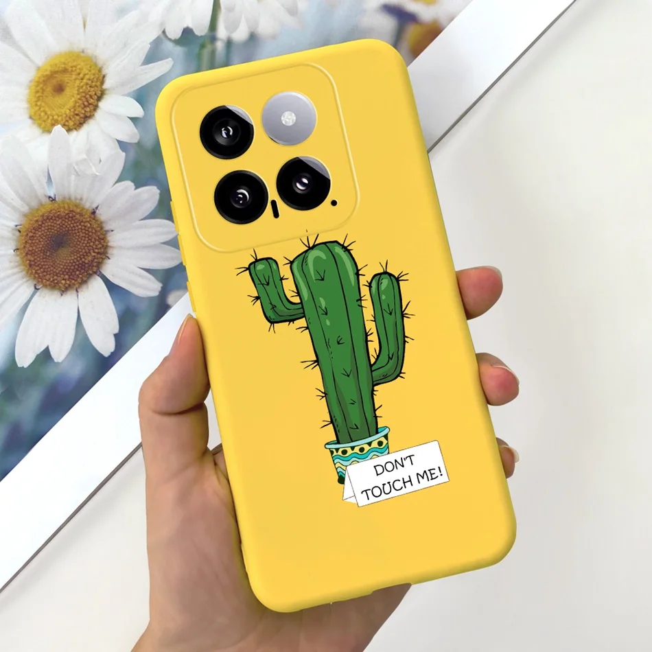 Sunflower Pattern Candy Color Soft Silicone Back Cover
