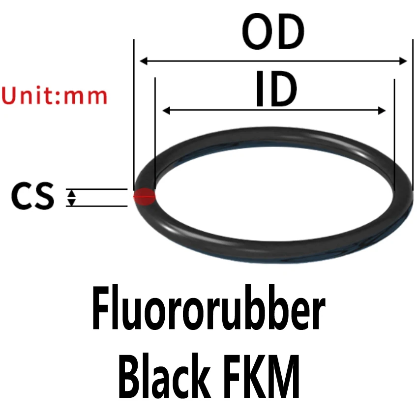 Enhanced Rubber Seal O-Rings and Gaskets - Multi-Color Options Available