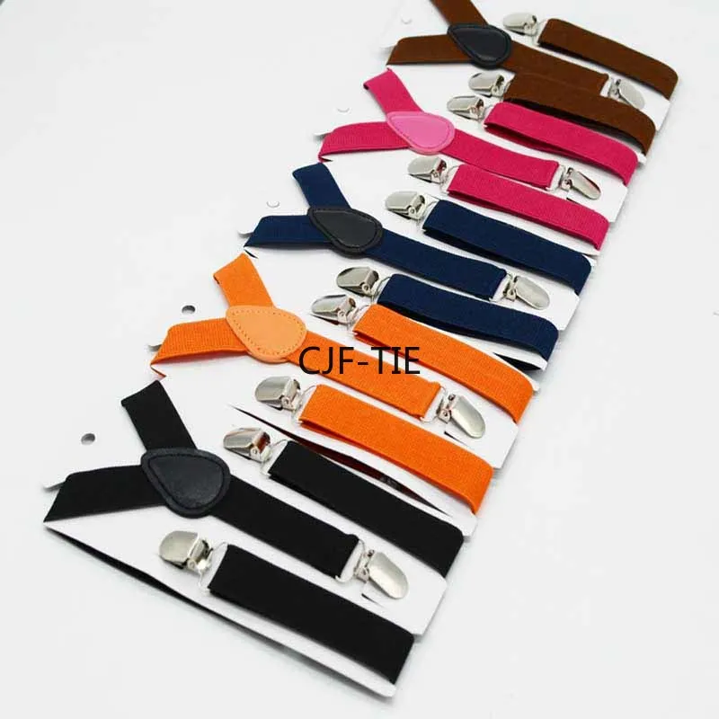 Children Wear Trousers Adjustable Braces Pants Holder Elastic 3 Clips Y-Back Suspenders Clothing Accessories MW20