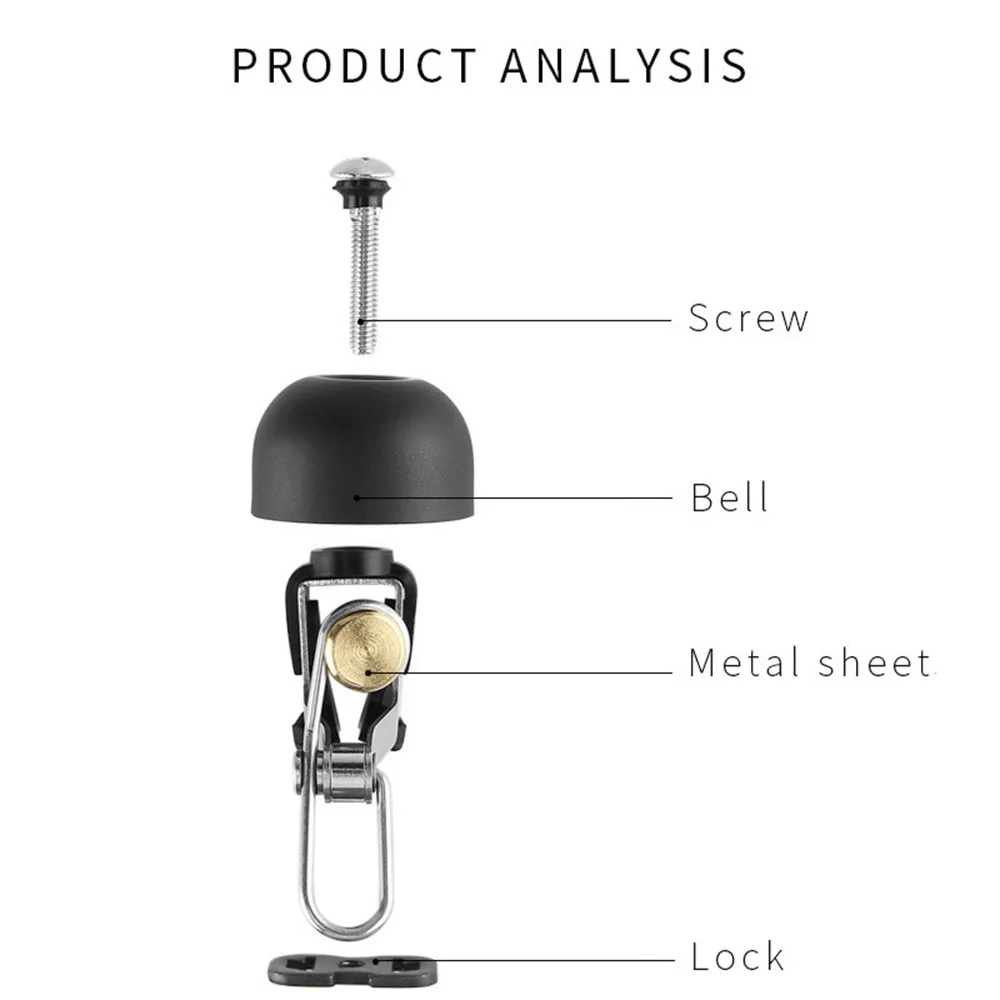 Description Picture 5 of item2024New Arrival Mini Bikes Bells Retro Copper Bicycle Cycling Bell Handlebar Rings Alarm Horn Bike Accessory Bicicletas Campanas