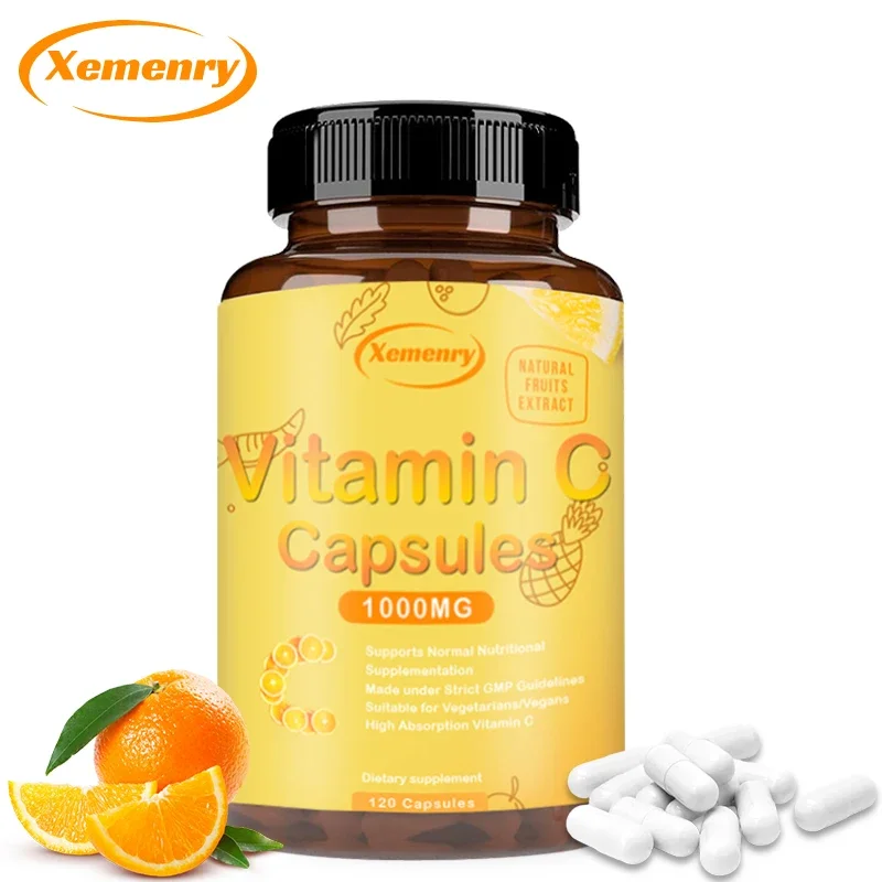 

Vitamin C 1000 Mg Supports The Immune System and Collagen Booster