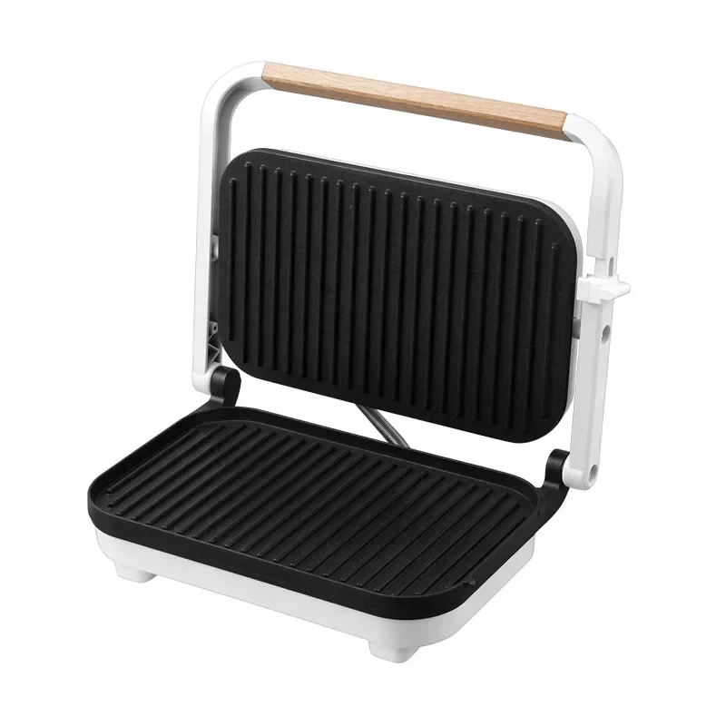 EU New Portable Mini Easy to Clean Breakfast Maker Stainless steel Electric Frying Machine Sandwich Steak Maker For Household